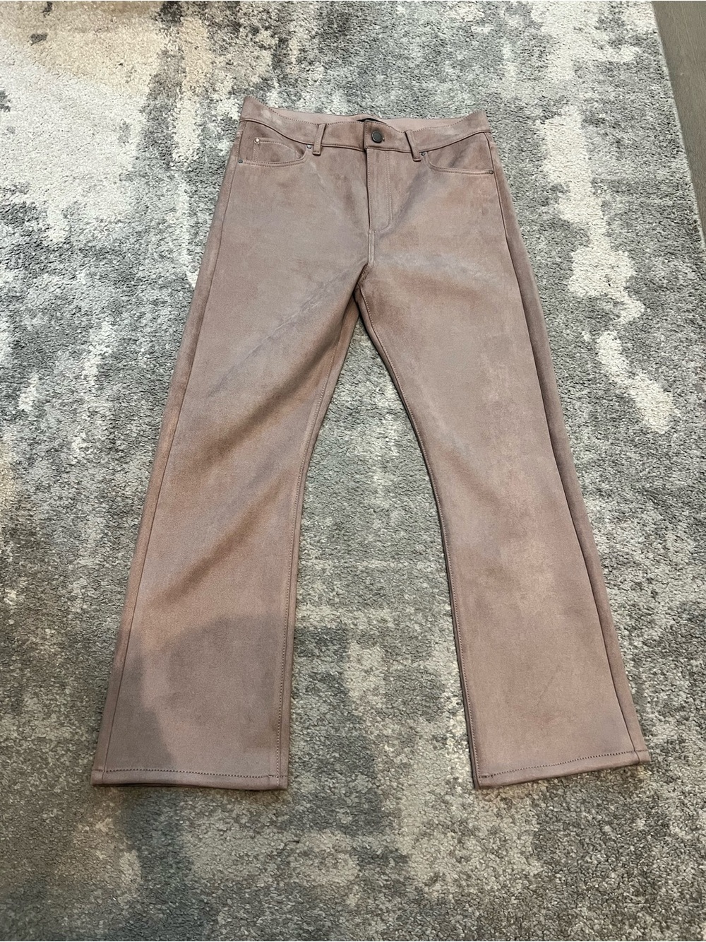 NWOT Ann Taylor faux suede Straight-Leg Jeans